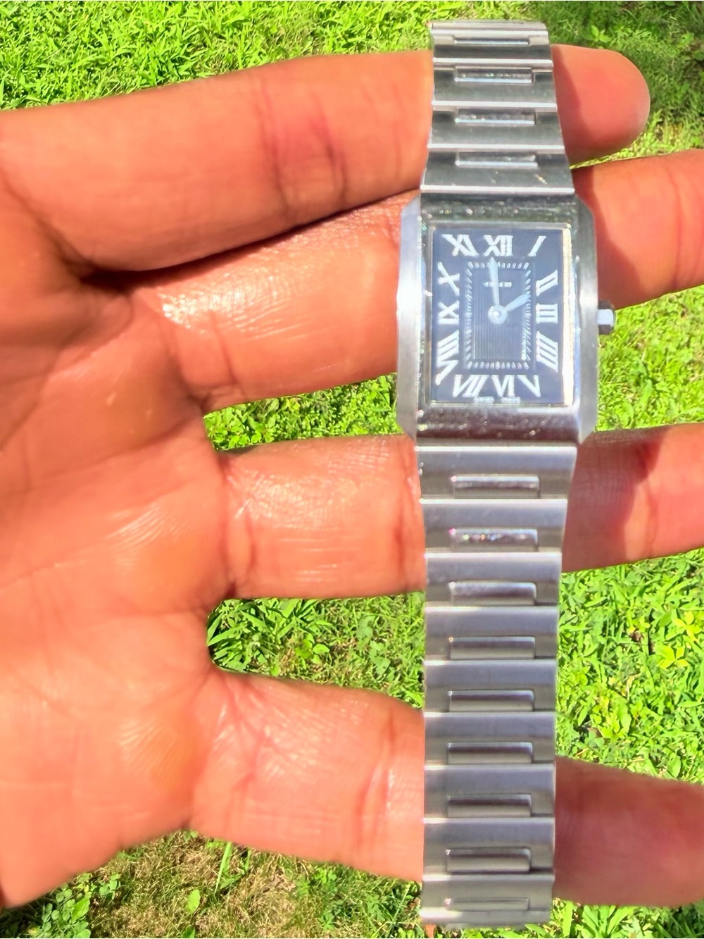 Coach Stainless Steel Men's Rectangular Watch